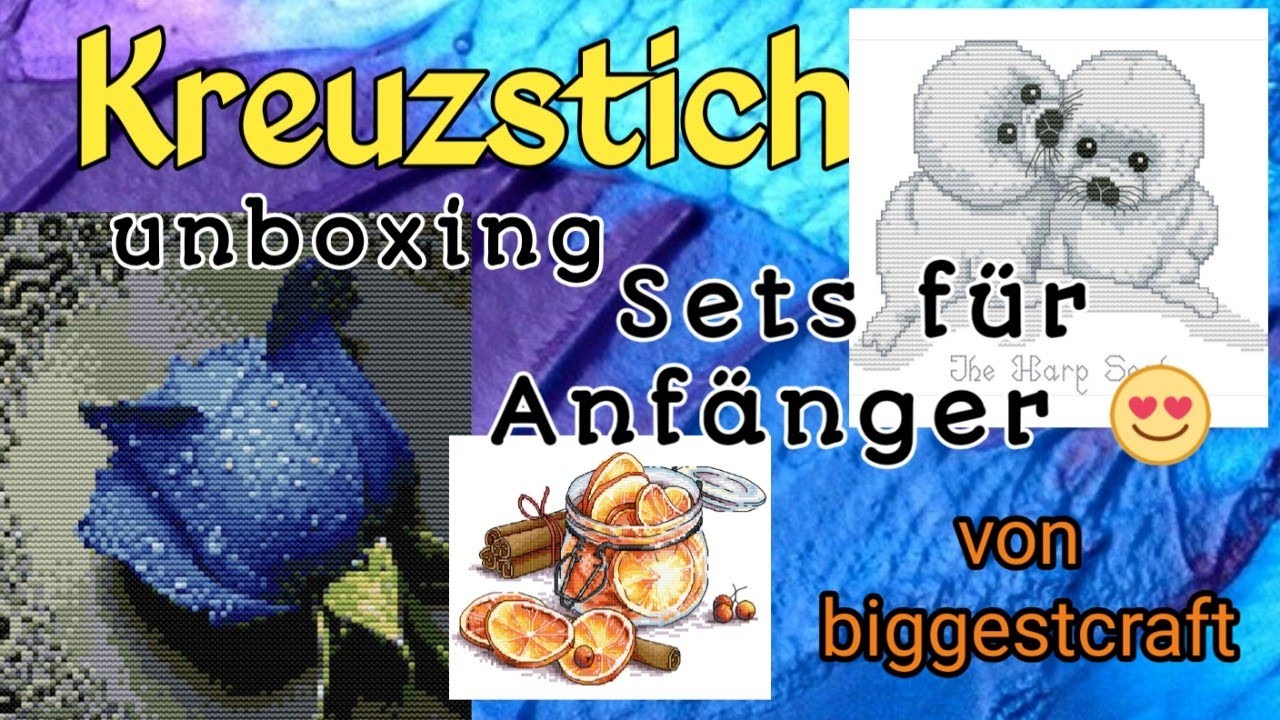 Kreuzstich unboxing Biggestcraft #1 - kleine Anf&auml;ngersets