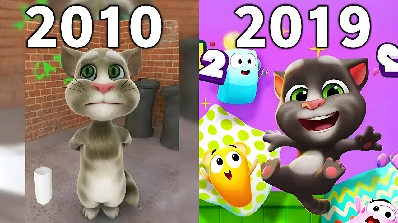 Evolution Of Talking Tom Games 2010 - 2026