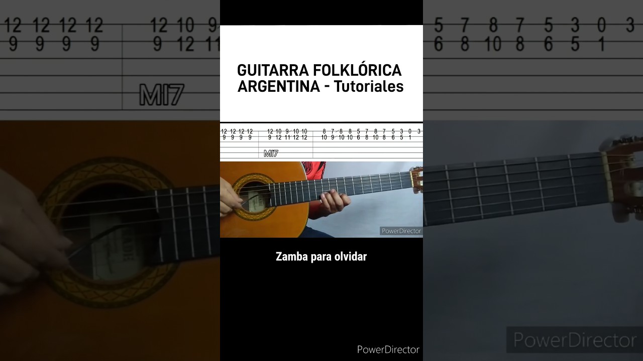 Zamba para olvidar. 