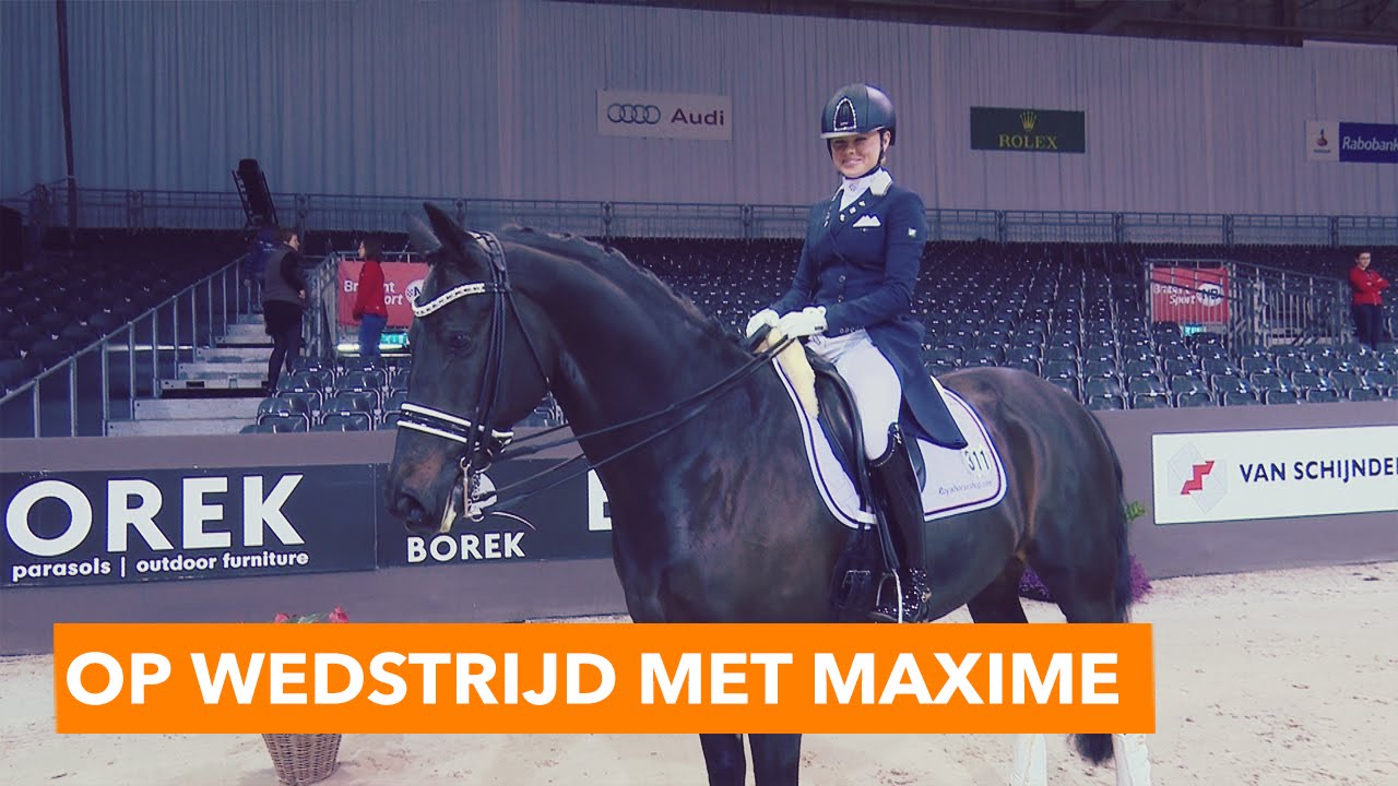 Op wedstrijd met Maxime van der Vlist | PaardenpraatTV