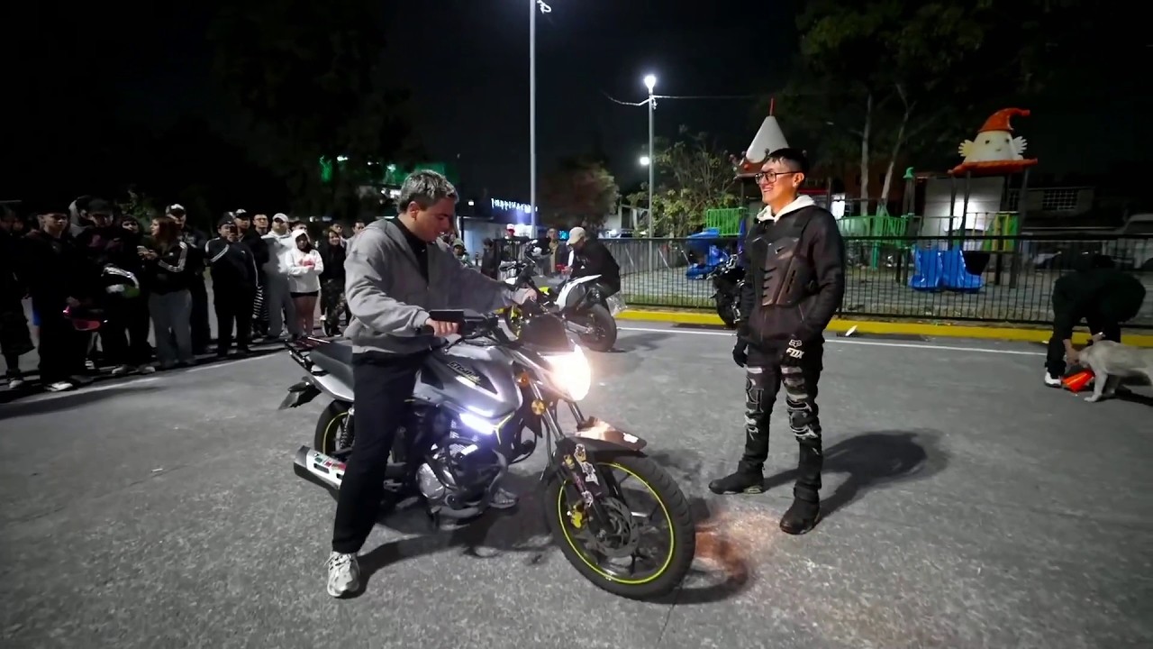 EL PRIMO APRENDIO A MANEJAR MOTO EN MENOS DE 15 MINS