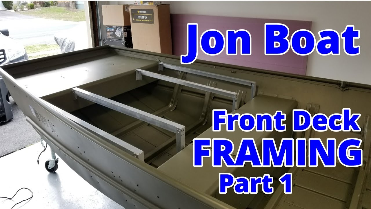 Алюминиевый каркас передней палубы лодки Jon Boat, часть 1 {Переделка лодки Jon Boat в басс-бот} ...