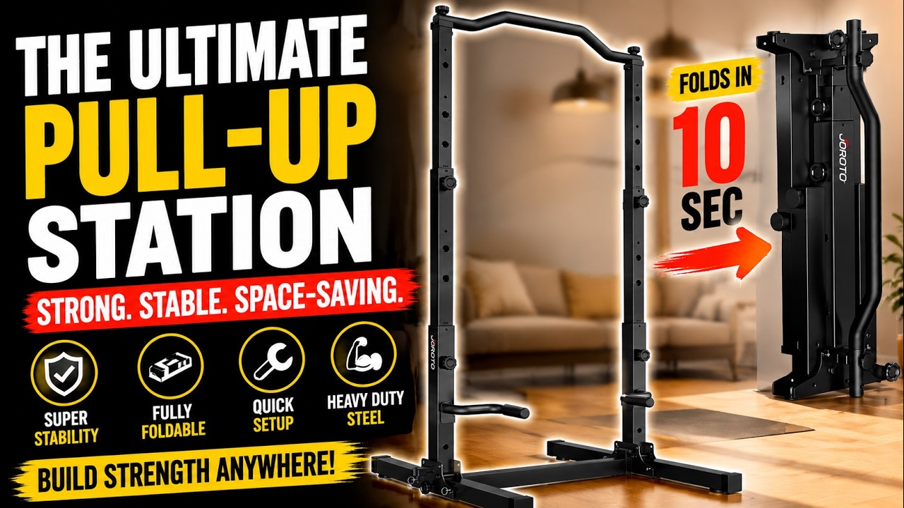 JOROTO Foldable Pull Up Dip Station Review! The BEST Space-Saving Power Tower for Home Gyms in 2026?