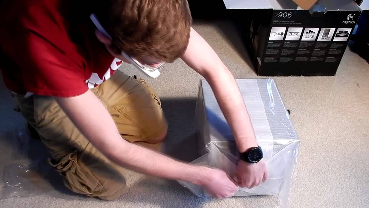 Logitech Z906 Unboxing and Setup