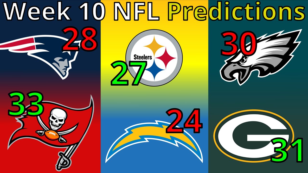 2025 NFL Week 10 PREDICTIONS (With Scores)