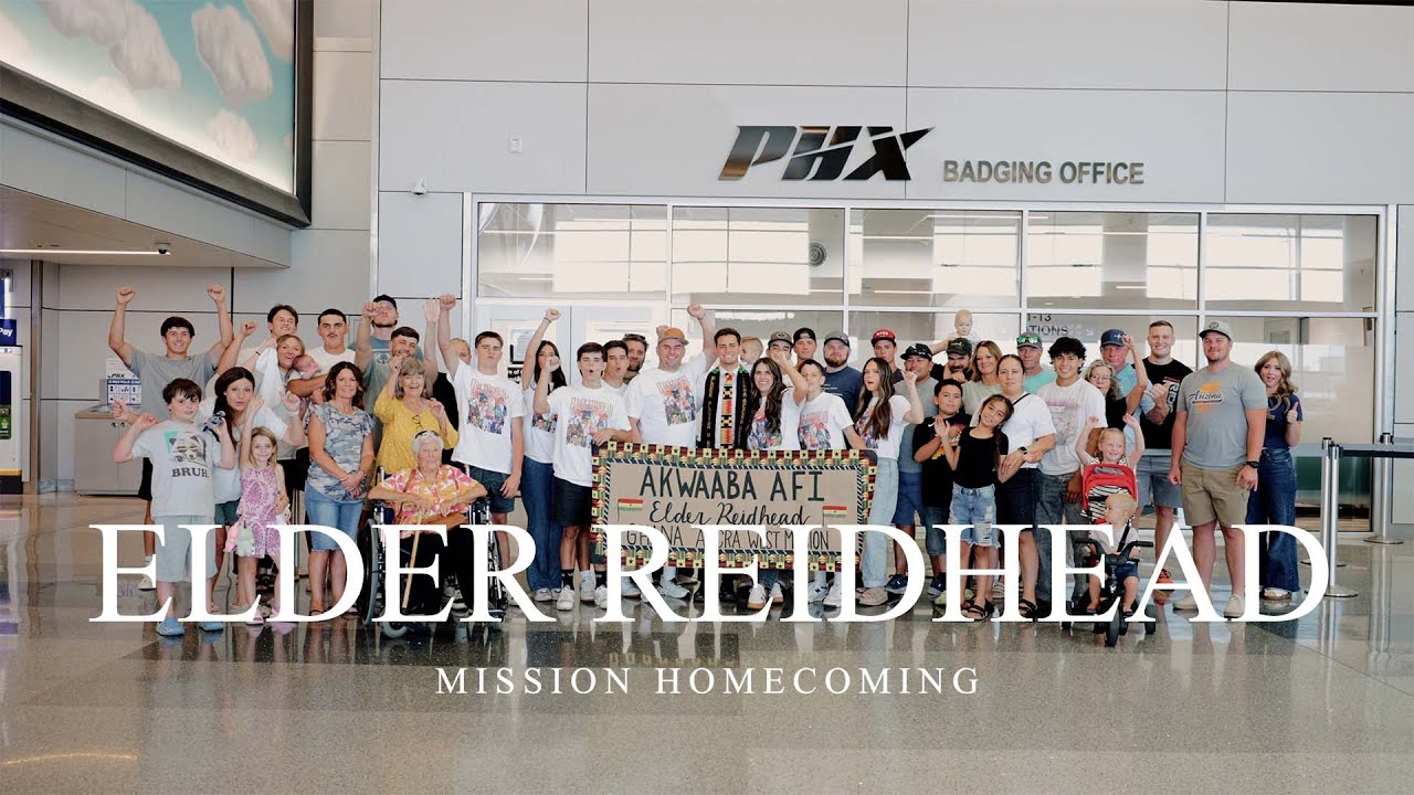 WELCOME HOME FROM AFRICA! | Elder Reidhead Missionary Homecomiing