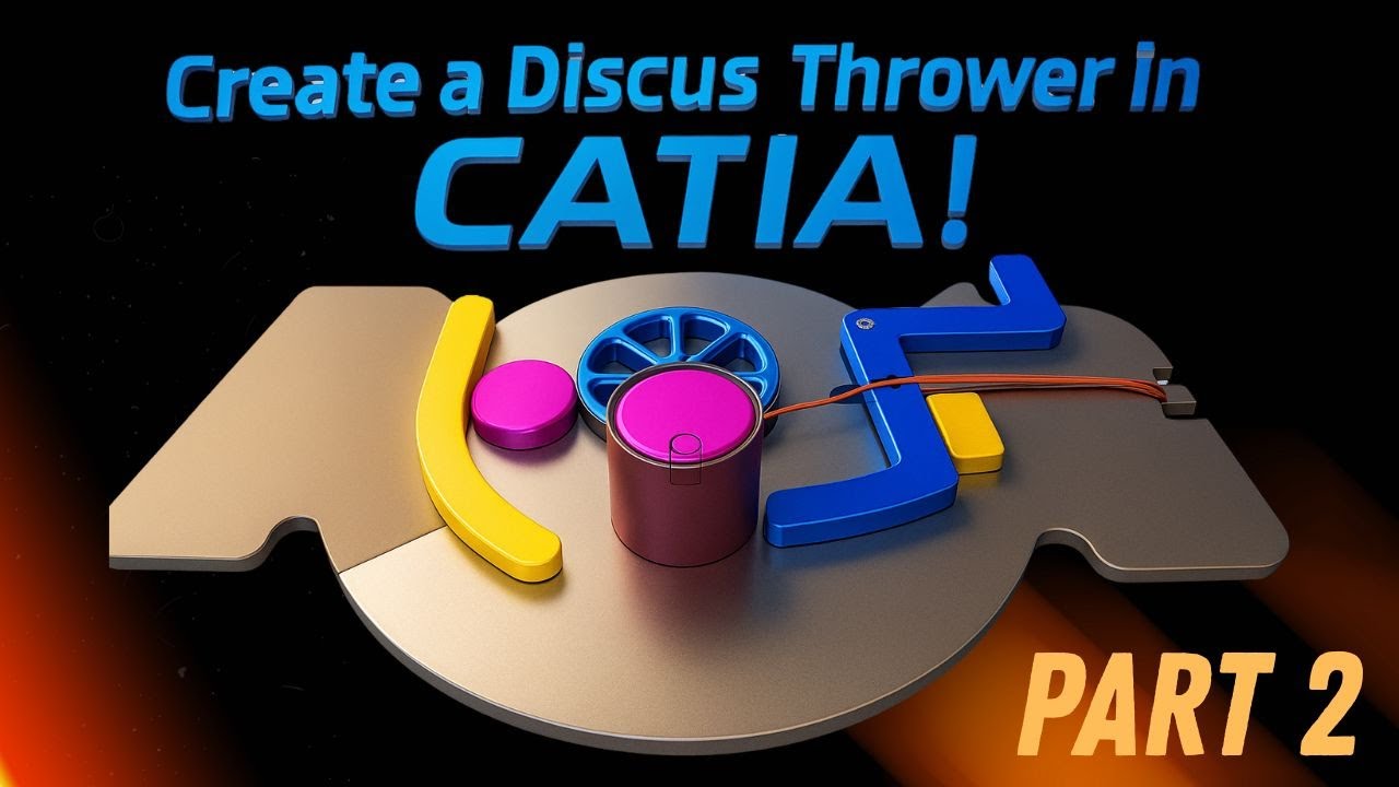 Crea un Lanzador de Discos en CATIA Parte 2