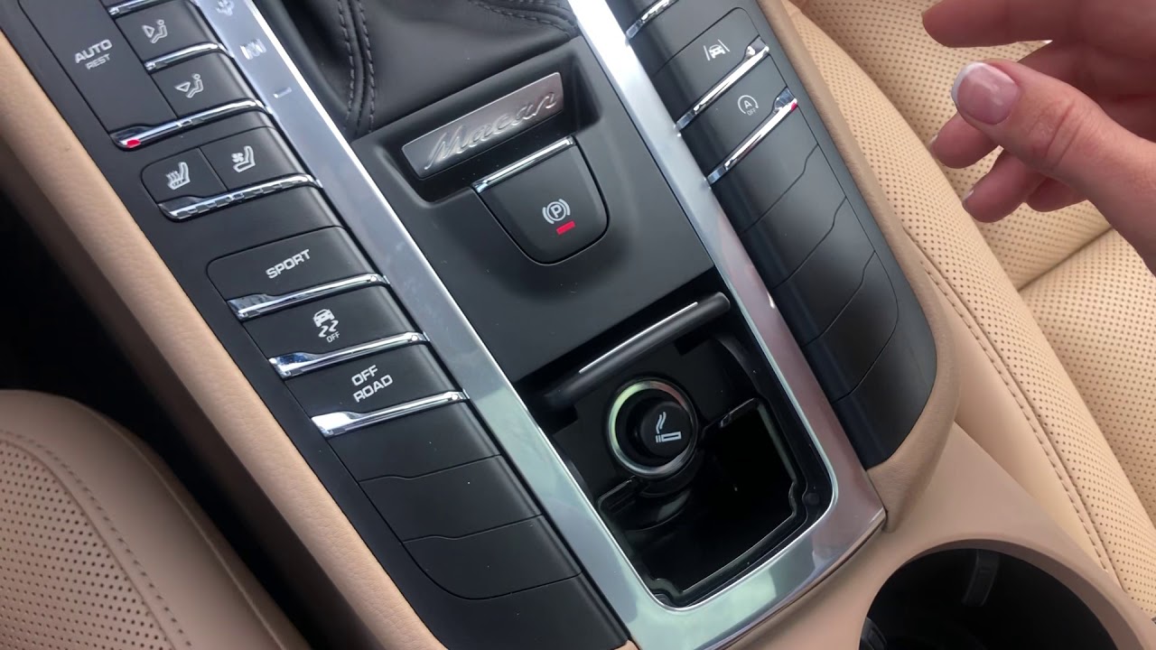 Central Panel All The Buttons Porsche Macan GEN2 Features Overview ( Delivery and Equipment)