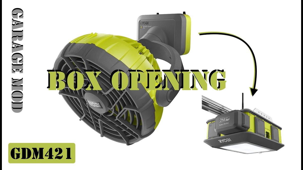Ryobi Garage Fan Accessory for Garage Door Module System - GDM421