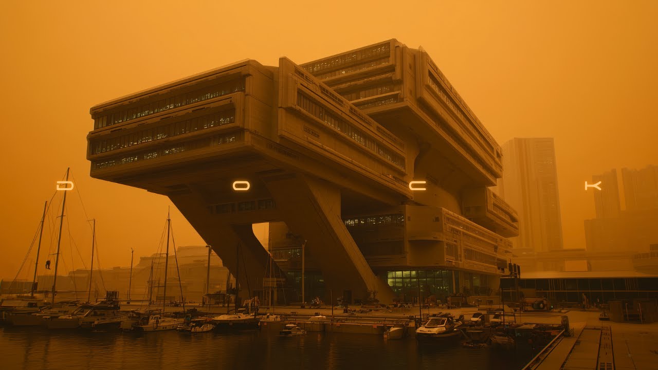 DOCK - Blade Runner Ambience - Off World Cyberpunk Ambient Music - Deep Relaxation, Focus & Sleep