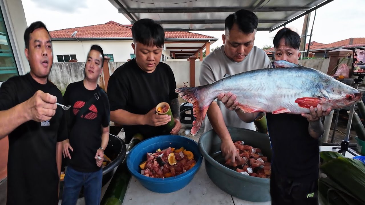 3 JENIS IKAN MASAK PANSUH TIGA PERISA // MELAYU,IBAN,CINA MAKAN BERSAMA MERASA MASAKAN DAYAK //
