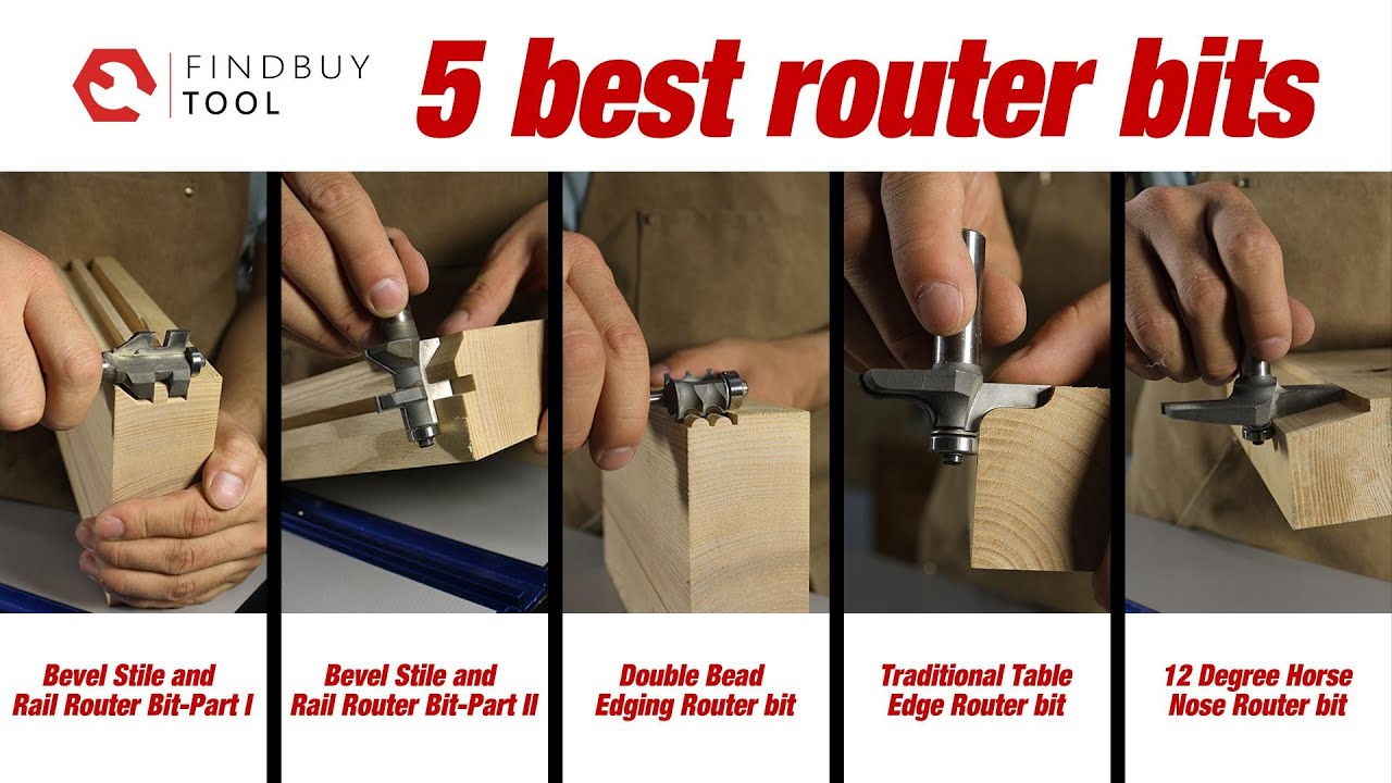 5 Best Router Bits Demonstration