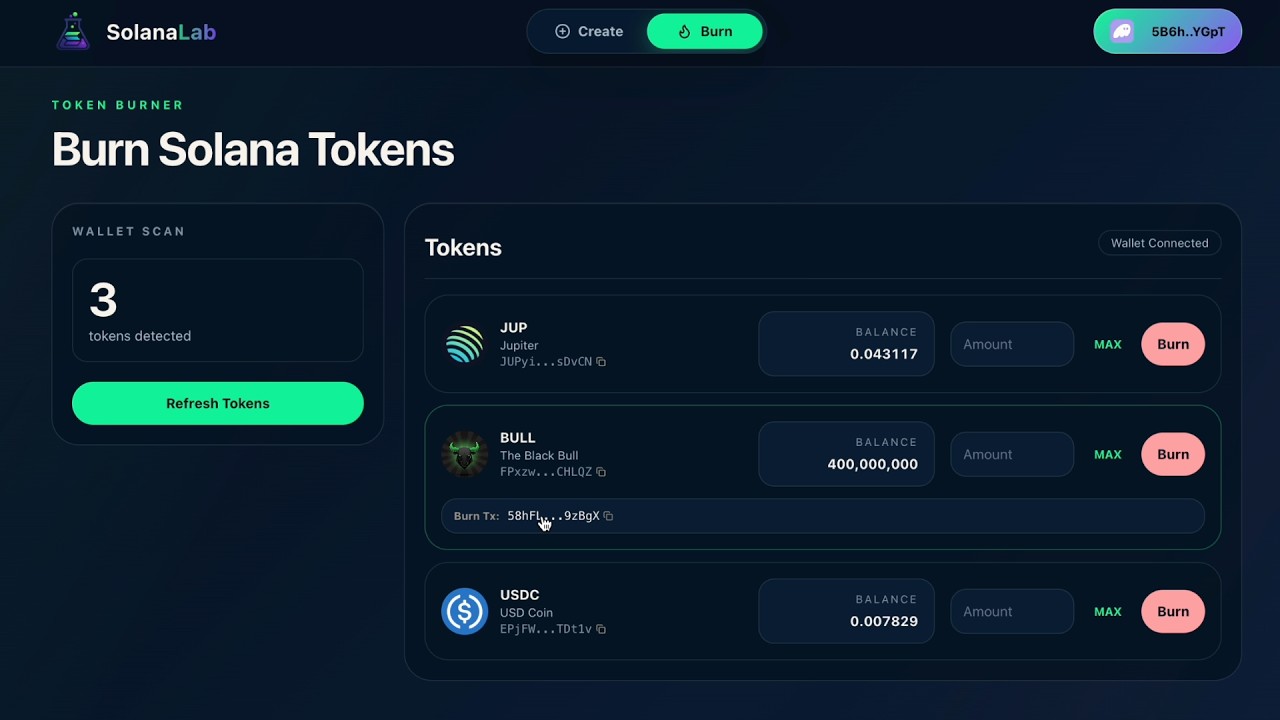 BURN TOKENS ON SOLANA - PHANTOM | REDUCE TOKEN SUPPLY LP/SPL (EASY) - 2026 NEW