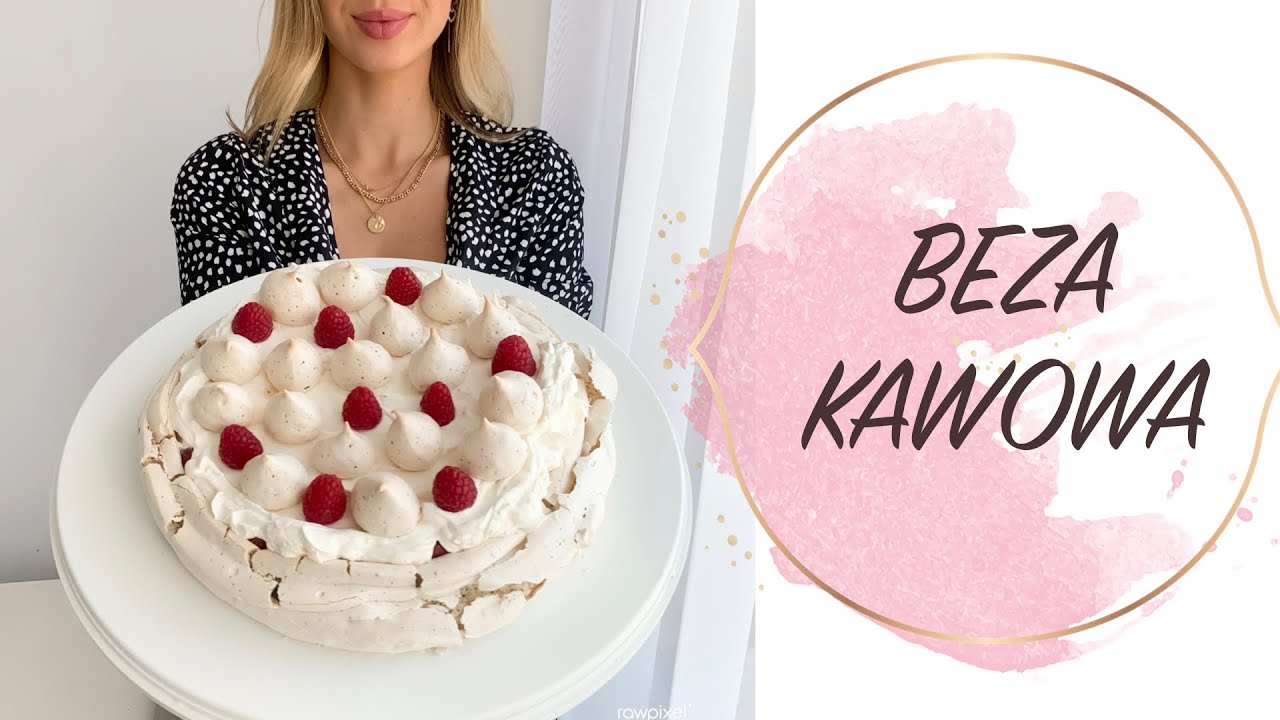 BEZA KAWOWA z mascarpone i malinami // ladycolour vlog