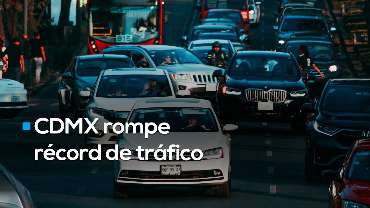 &iexcl;Atrapados en el Tr&aacute;fico! La CDMX rompe r&eacute;cords mundiales de embotellamientos