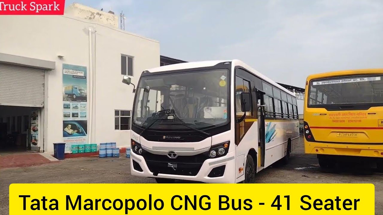 Tata Marcopolo Staff Bus 41 Seater With CNG || Price & Features|| #tatabus #tatamotors #truckspark