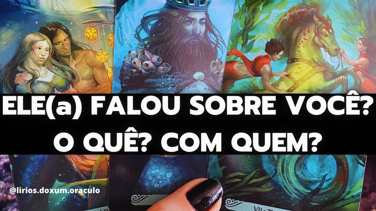 SEU AMOR FALOU SOBRE VOCÊ COM ALGUÉM! O QUE FALOU E COM QUEM? 🗣️❤️‍🔥🔮