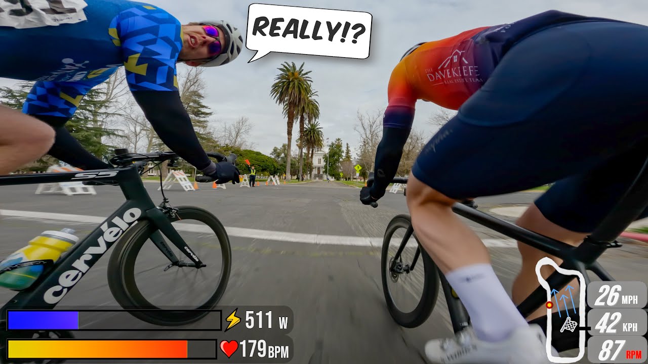 He Officially has a TARGET on his Back  - (Merced Criterium CAT 4/5)