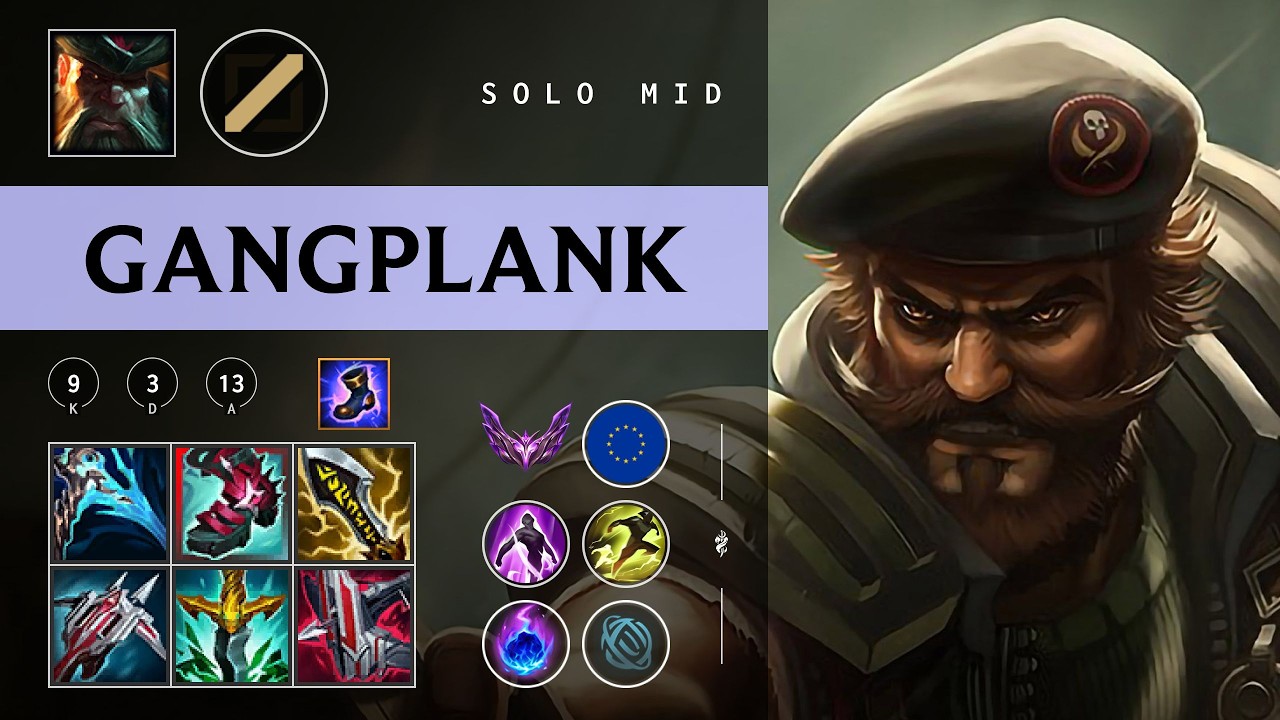 Gangplank Mid vs Anivia - EUW Master Patch 26.05