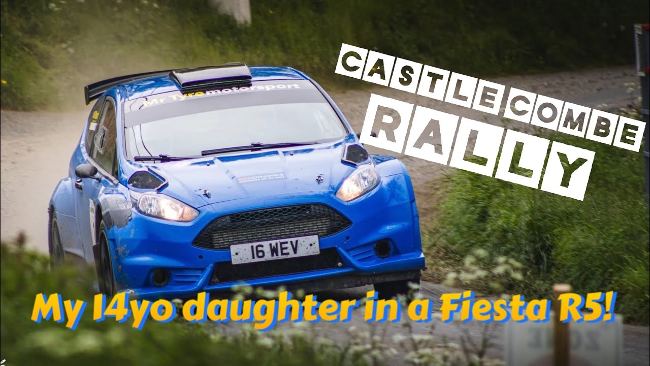 My 14 yo daughter competes in a Fiesta R5 rally car!