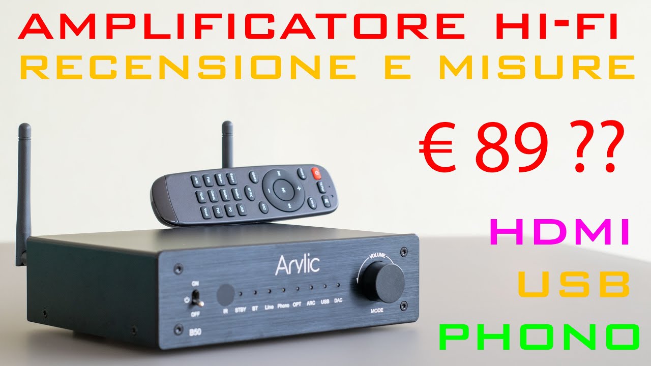 ARYLIC B50 (Recensione e Misurazioni Acustiche)