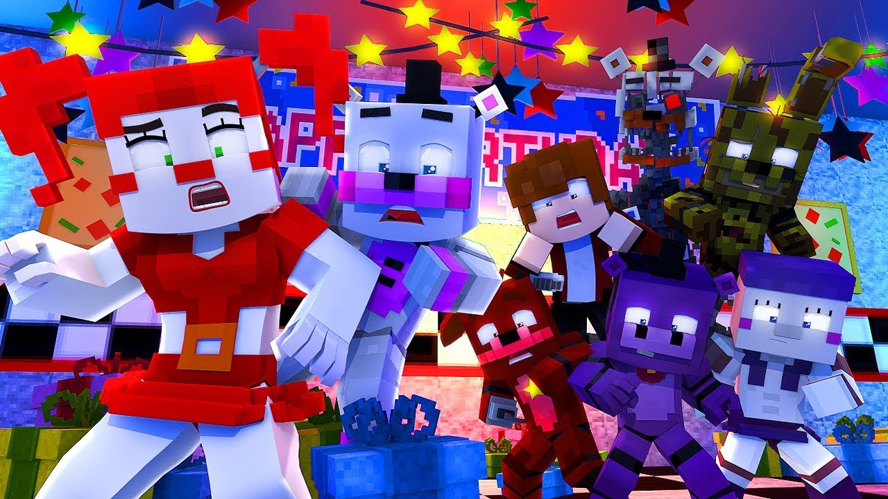 Minecraft FNAF 6 Pizzeria Simulator - FNAF PIZZERIA BABIES! (Minecraft Roleplay)