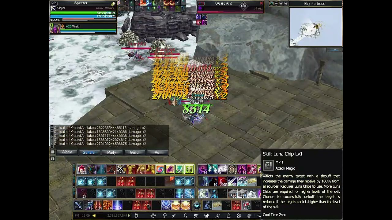 Rappelz Gambit Slayer Sky