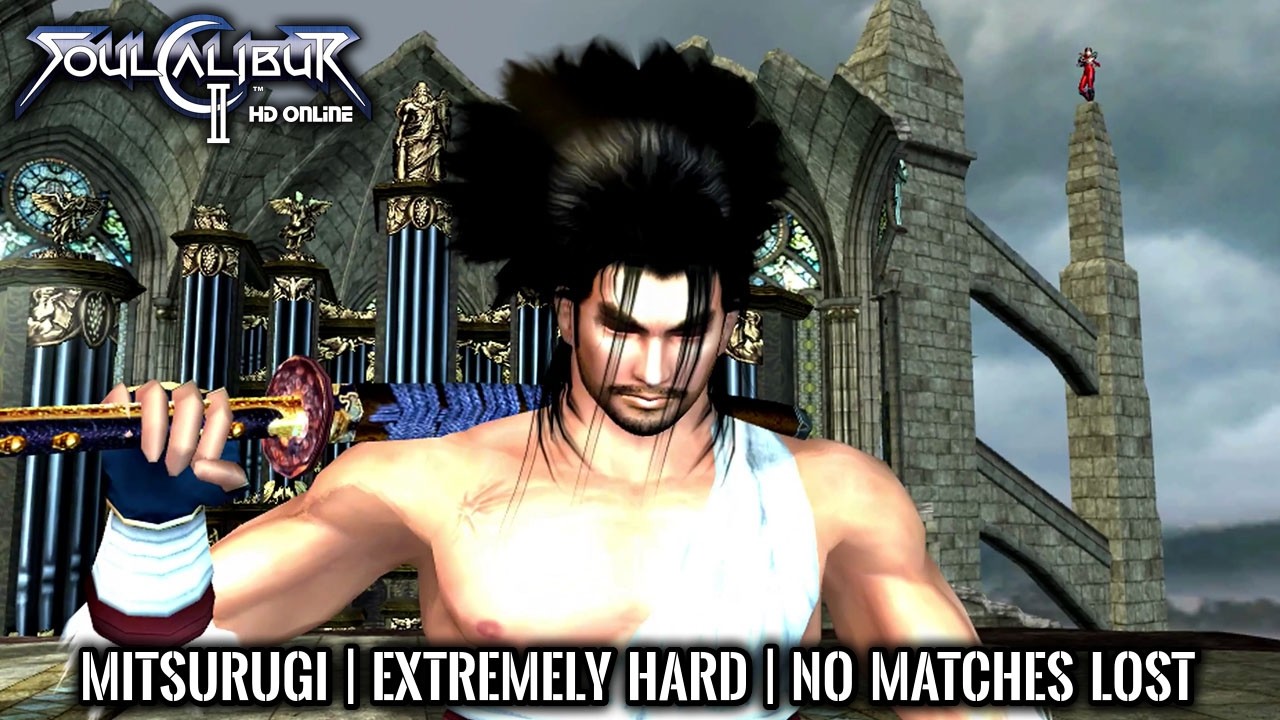 Soul Calibur 2 HD | Arcade Mode | MITSURUGI | Extremely Hard | No Matches Lost | 4K 60FPS