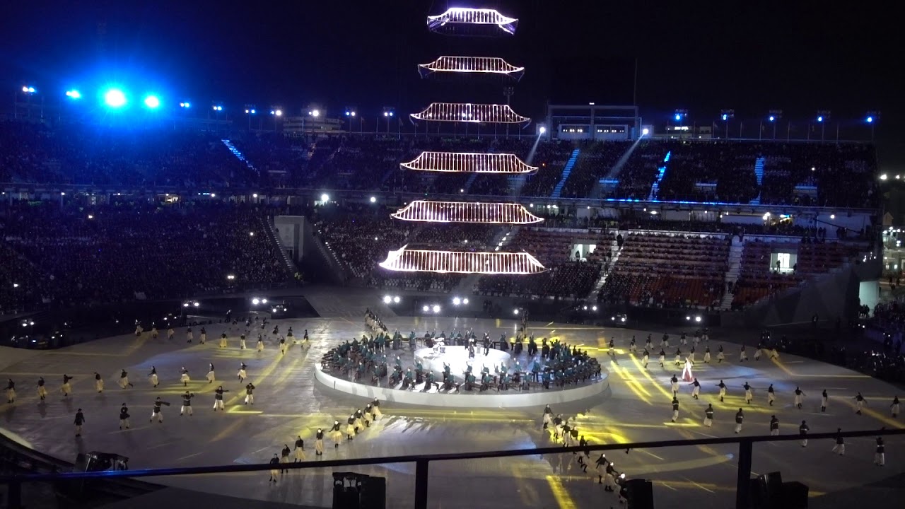 2018 평창동계올림픽 pyeongchang winter olympic 폐막식 조화의 빛 light of harmony