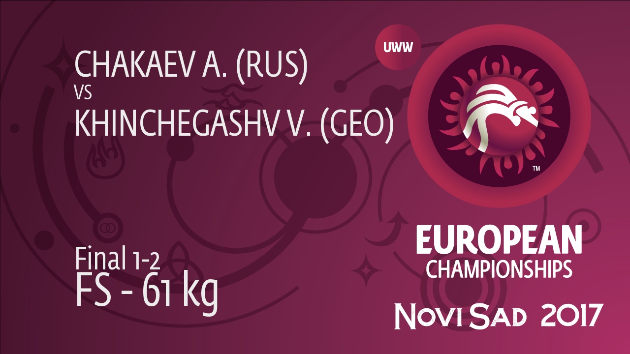 GOLD FS - 61 kg: V. KHINCHEGASHV (GEO) df. A. CHAKAEV (RUS), 10-9
