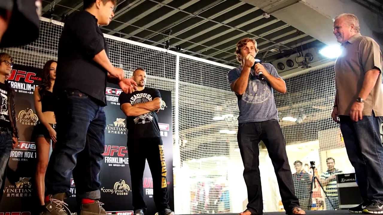 UFC Macau - Demonstration - Urijah Faber, Chuck Liddell, Vuyisile Colossa & Alberto Mina