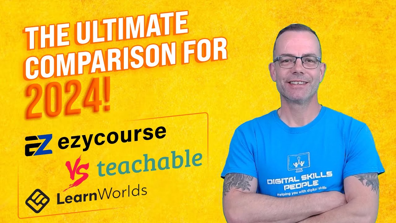 LearnWorlds vs Teachable vs EzyCourse | The Ultimate Comparison for 2024!