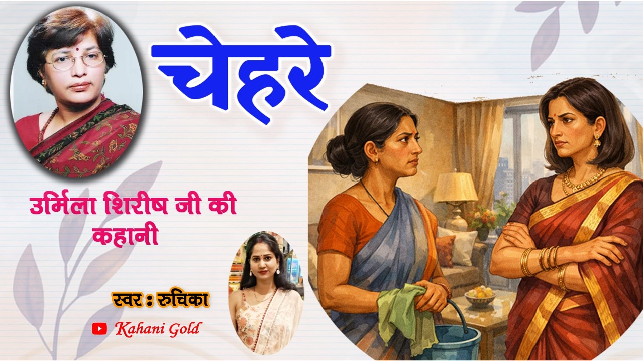 चेहरे -उर्मिला शिरीष | Urmila Shirish Story - Chehre | Urmila Shirish Kahaniyan #podcast @kahanigold