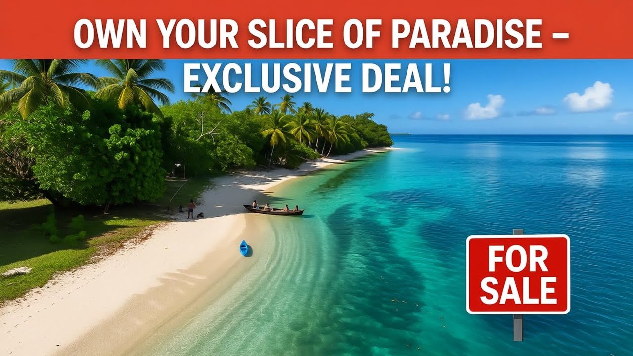 Own 124m of Stunning Beachfront in Vanuatu: Prime Development Site on Aore Island!
