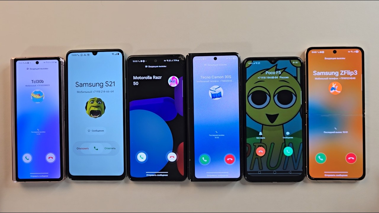 Guess Who Incoming call Samsung ZFold2 Samsung Flip4 Oppo A5S Realme 60x Samsung Fold3 &A52