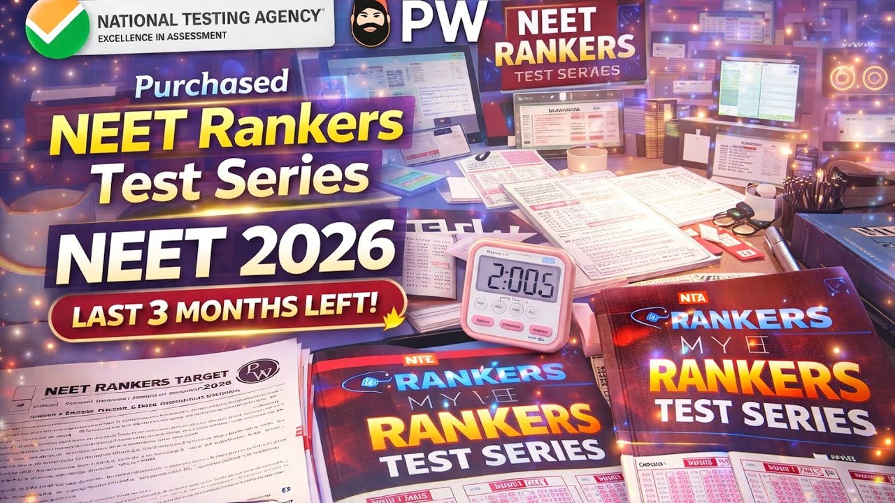 Purchased NEET Rankers Test Series | NEET 2026 PREPARATION | LAST 3 MONTH STRATEGY #doctor #neet2026