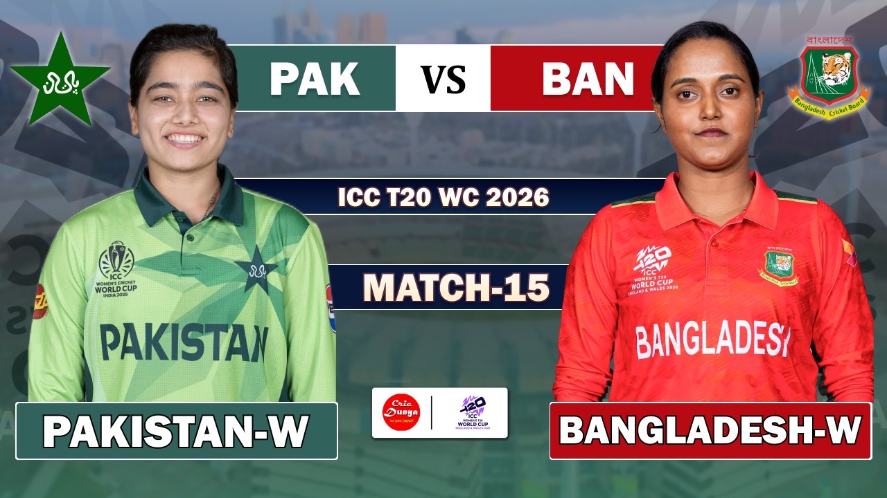 🔴LIVE: Pakistan vs Bangladesh, 15th Match | Live Cricket match Today&bull; PAK W vs BAN W Match Comentary