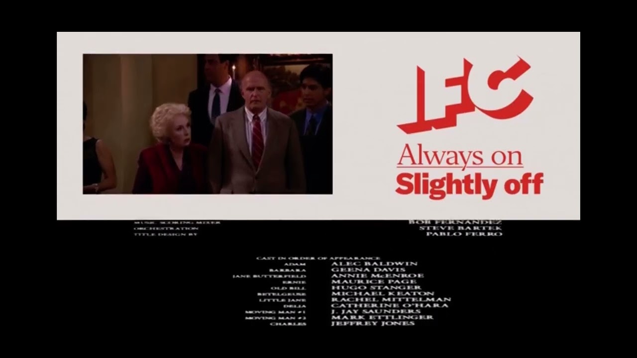 Beetlejuice (1988) end credits (IFC live channel)