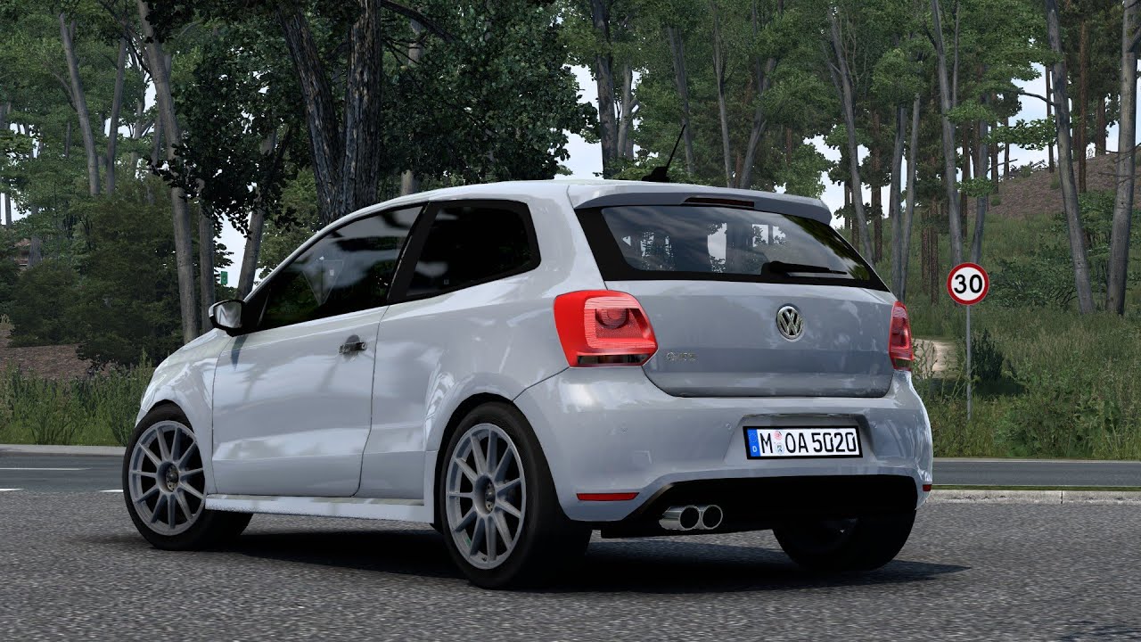 Volkswagen Polo GTI Mk5 V4.8  | Euro Truck Simulator 2 1.49 | ProMods | Logitech G29+shifter