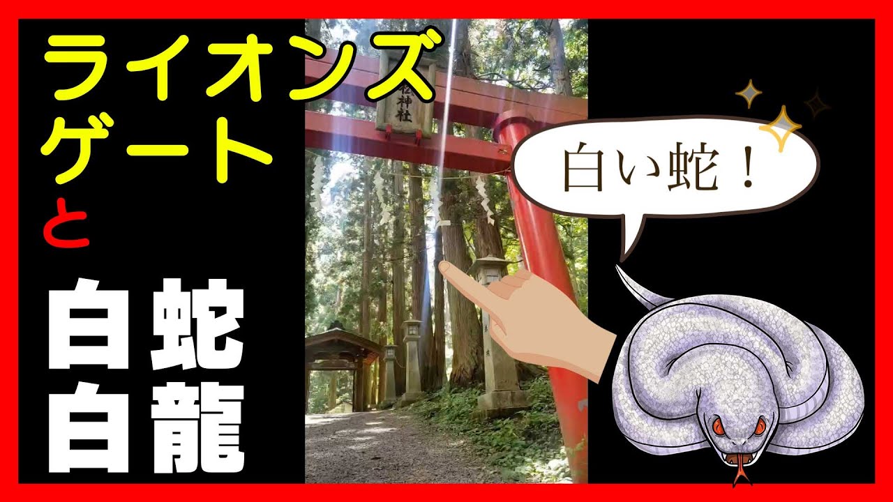 ライオンズゲートと白い蛇についてお話しします。