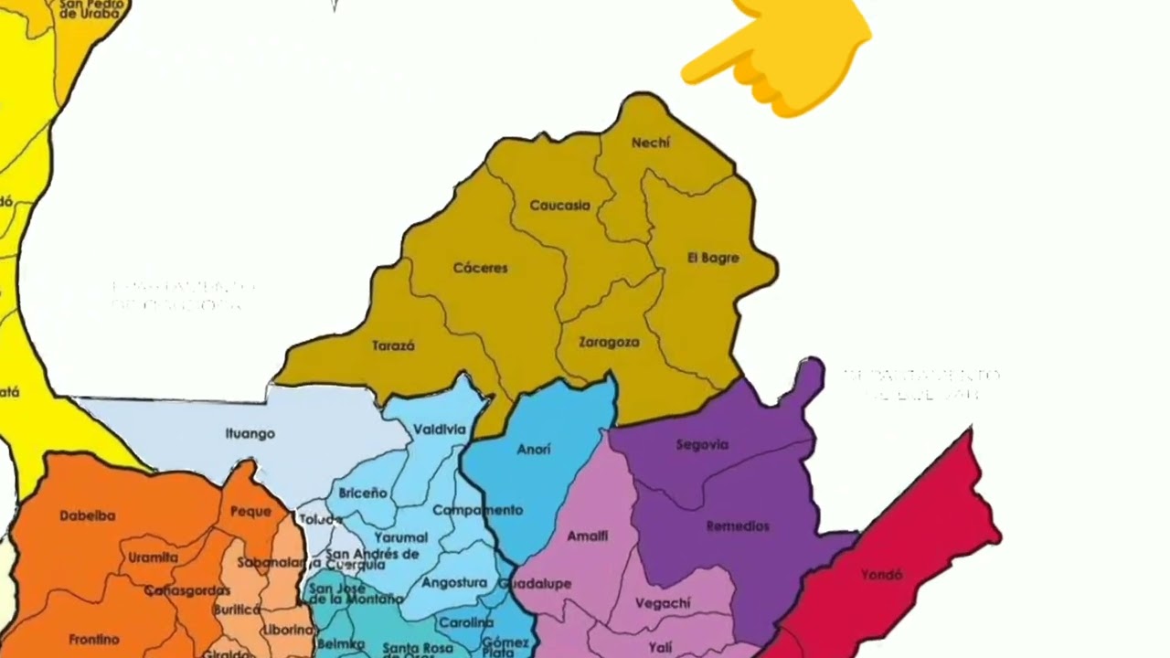 subregión bajo cauca antioqueño una de las 10 del departamento de antioquia colombia