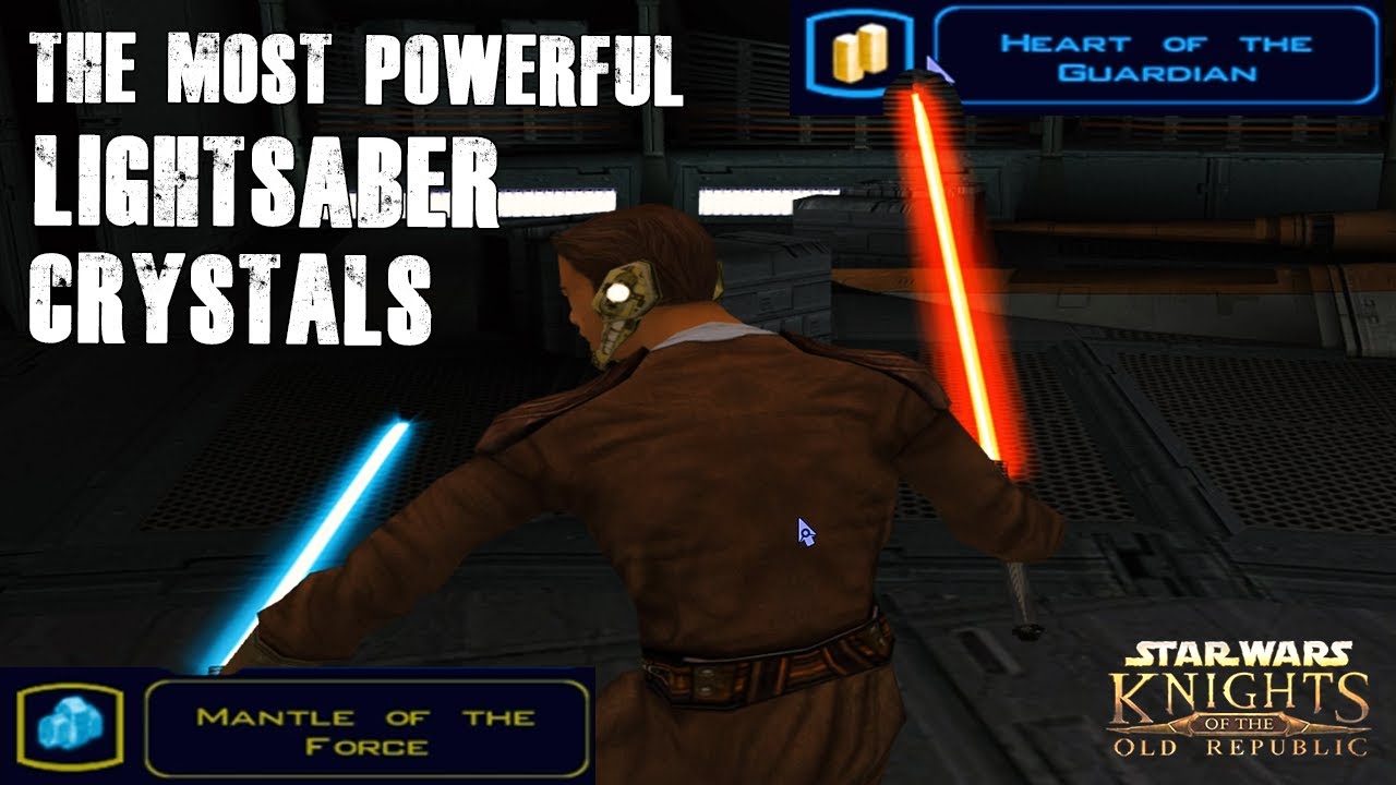 KOTOR - How to Get the MOST POWERFUL Lightsaber Crystals