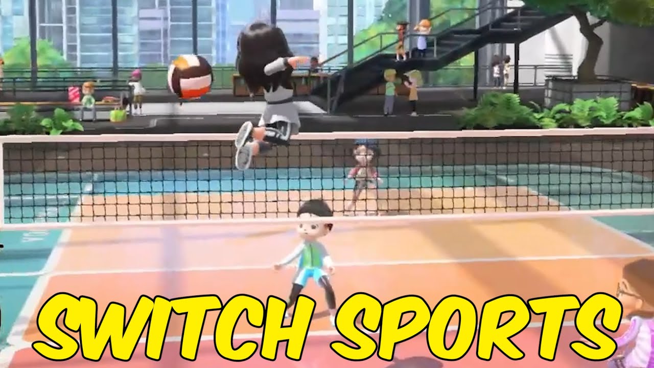 TRYING REALLY HARD AT SWITCH SPORTS