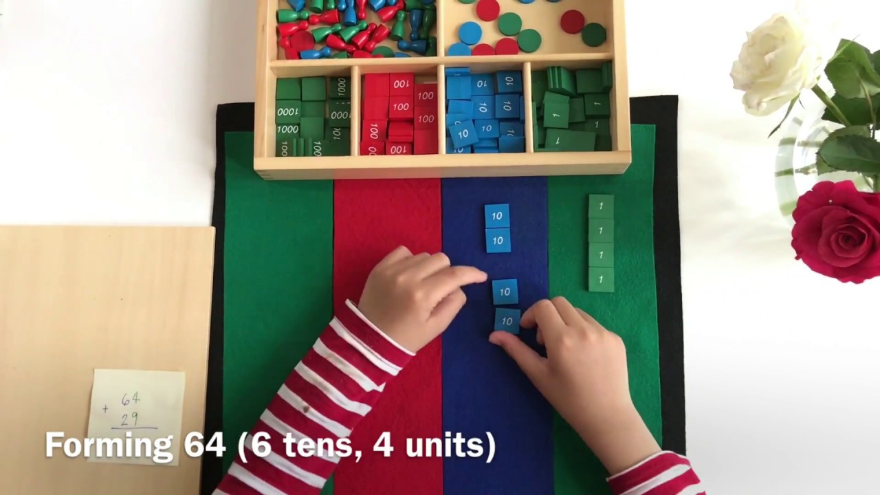 Learning Addition Using Montessori Stamp Game