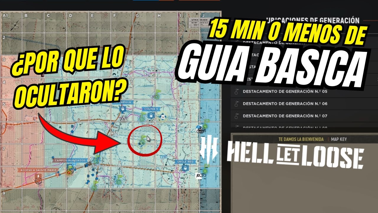 GUIA BASICA HELL LET LOOSE | Antes De Jugar Ve Este Video | TUTORIAL PARA NOVATOS