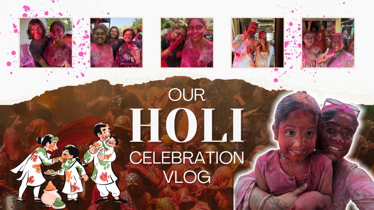 Our Holi celebration is not normal… it’s legendary! 😜 Full Masti Vlog | দোলে নতুন লোকের আগমন হল☺️