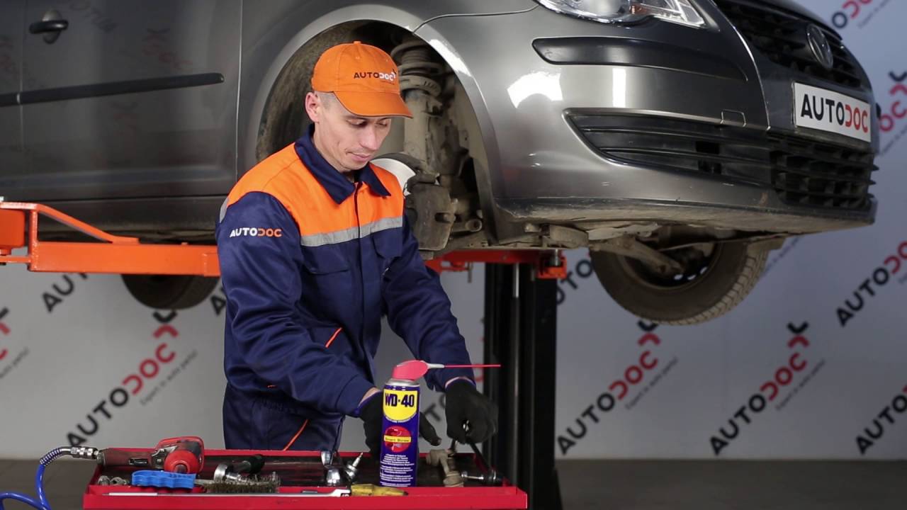 Kako zamenjati prednji stabilizator na VW TOURAN 1T1, 1T2 [VODIČ]