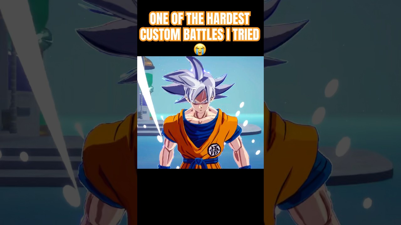 Custom battles are crazy in sparking zero 😭 #dragonball