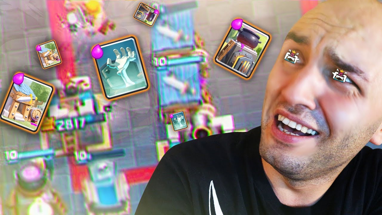 PİS HERİFLİK YAPIP RAKİPLERİ TROLLEMEK - Clash Royale