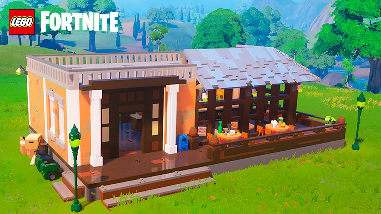 How To Build a Modern Restaurant in Lego Fortnite!